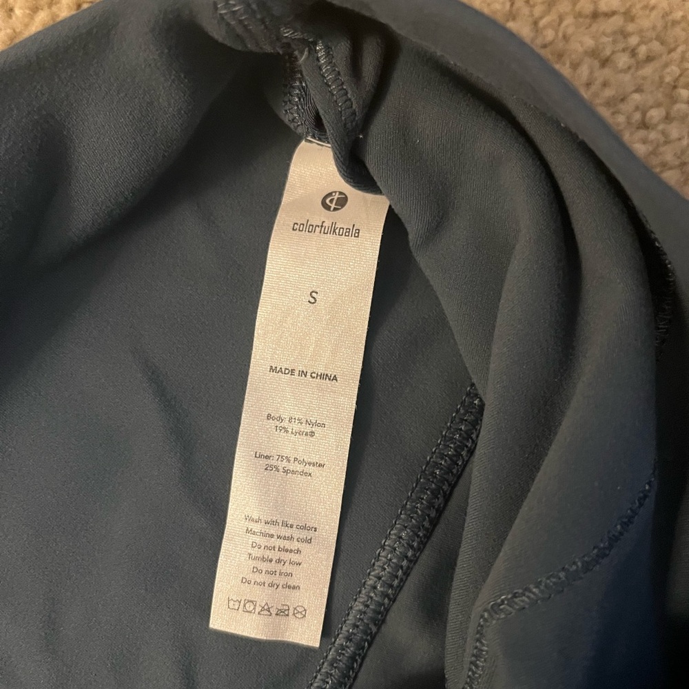 ColorfulKoala Slate Blue Leggings - Picture 3 of 3